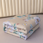 Комплект постельного белья Сатин с Одеялом 100% хлопок 160x80 на резинке OBR136