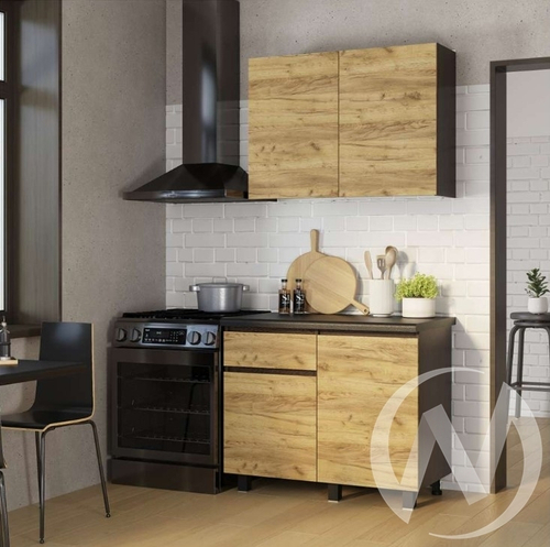 Кухня Лофт 1.0 м (крафт/венге)