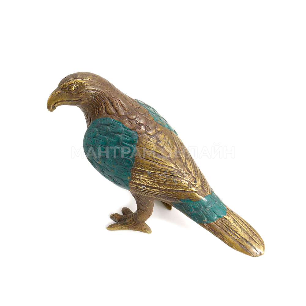 Статуэтка Ворон даруют энергию и силу для победы над врагом металл бронза 9 х 13 см