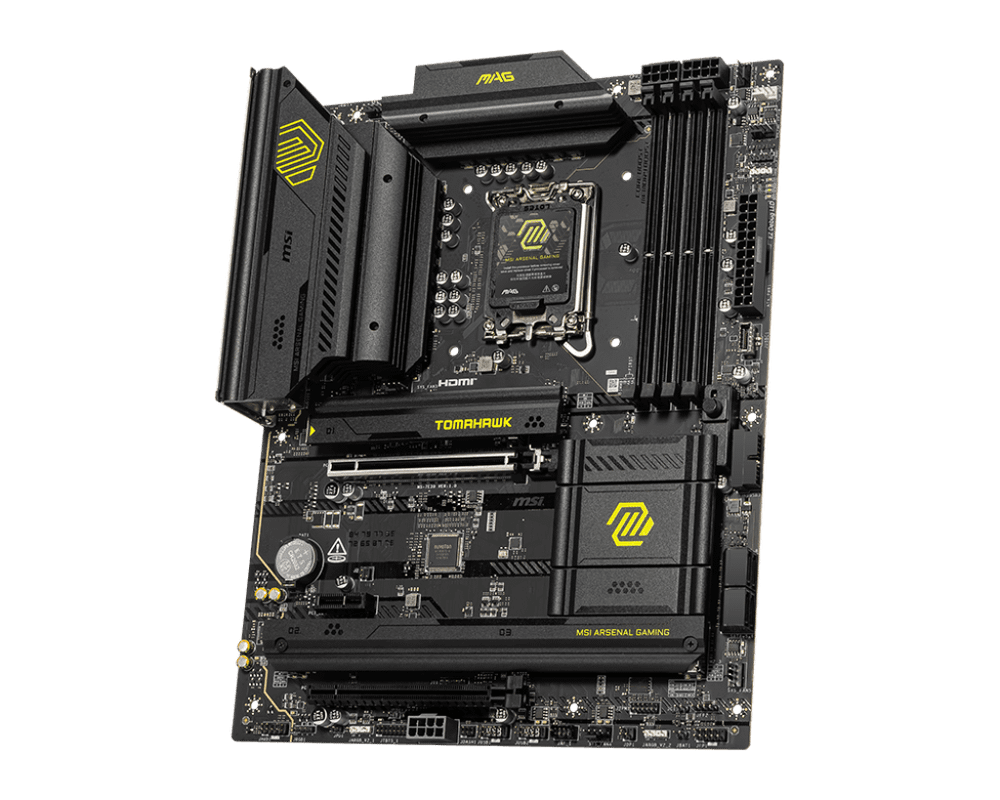 Материнская плата MSI MAG B860 TOMAHAWK WIFI LGA1851 4xDDR5 4xSATA3 RAID 3xM.2 HDMI DP 2xType-C ATX