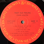Frank Sinatra ‎– That Old Feeling (Япония 1979г.)
