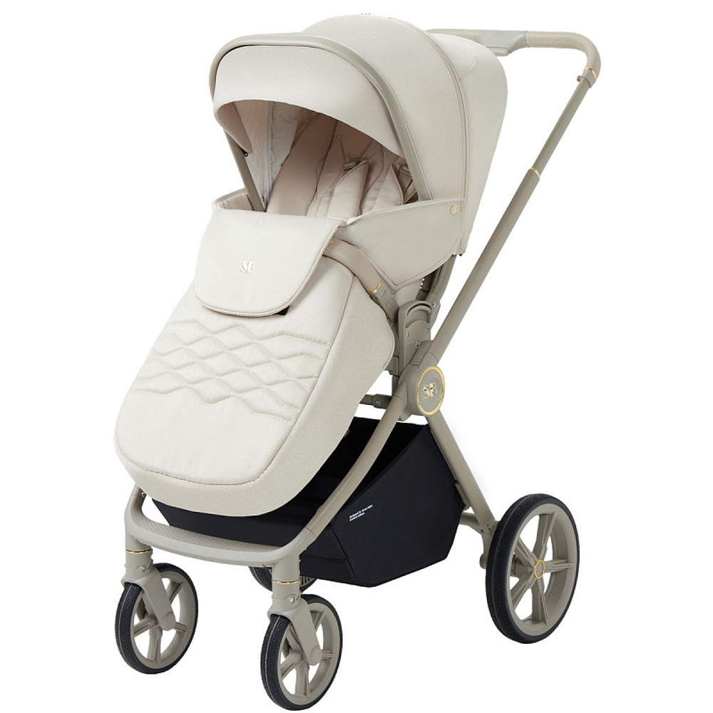 Детская коляска Sweet Baby Elegante 2 в 1 LT Beige
