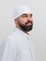 Головной убор - бандана повара кондитера Белая