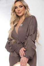 Жакет "Баттерфляй" (кофе) Б8438 LT Collection