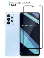 Защитное стекло ROSCO для Samsung Galaxy A23 оптом (арт. SS-A23-FSP-GLASS-BLACK)