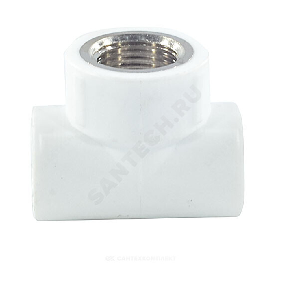 Тройник PP-R комбинированный белый Дн 25х1/2" ВР PRO VALFEX 10127125-PRO