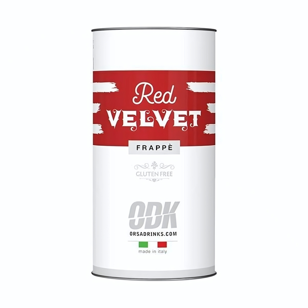 Смесь сухая для приготовления напитков «Фраппе Красный Бархат» ODK 1 кг;сталь;D=10,H=19см