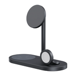 Зарядная станция MagSafe Benks Infinity Omni для iPhone, Apple Watch и AirPods Беспроводная зарядка: Qi 15 Вт, Qi 5 Вт, магнитное крепление для быстрой зарядки Apple Watch (Qi 5 Вт). Проводная зарядка: нет. Есть LED-индикация