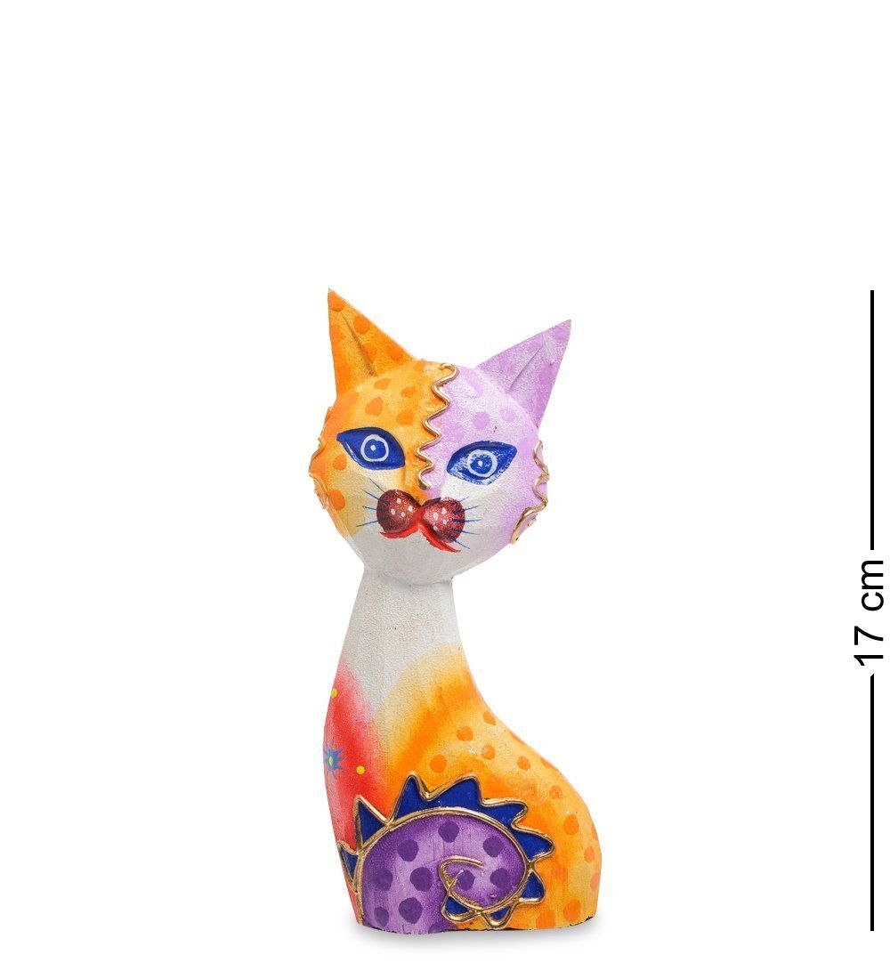 Decor and Gift 99-255 Фигурка «Кошка» н-р из трех 17,15,12 см (албезия, о.Бали)