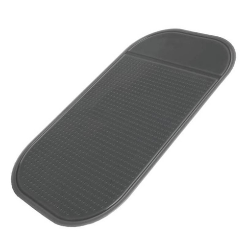 Коврик на панель приборов противоскользящий (140х80мм) серый