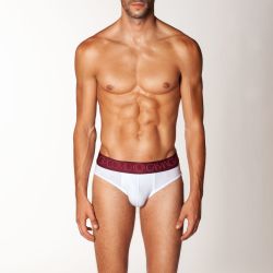 Мужские трусы брифы белые CASANOVA 0003B