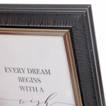 Фоторамка 10*15см «Милан» черный, пластик