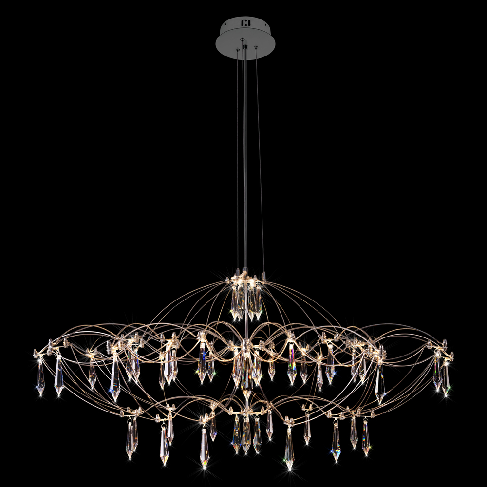 Подвесная светодиодная люстра Loft It Mira 10586/900 Silver Asfour