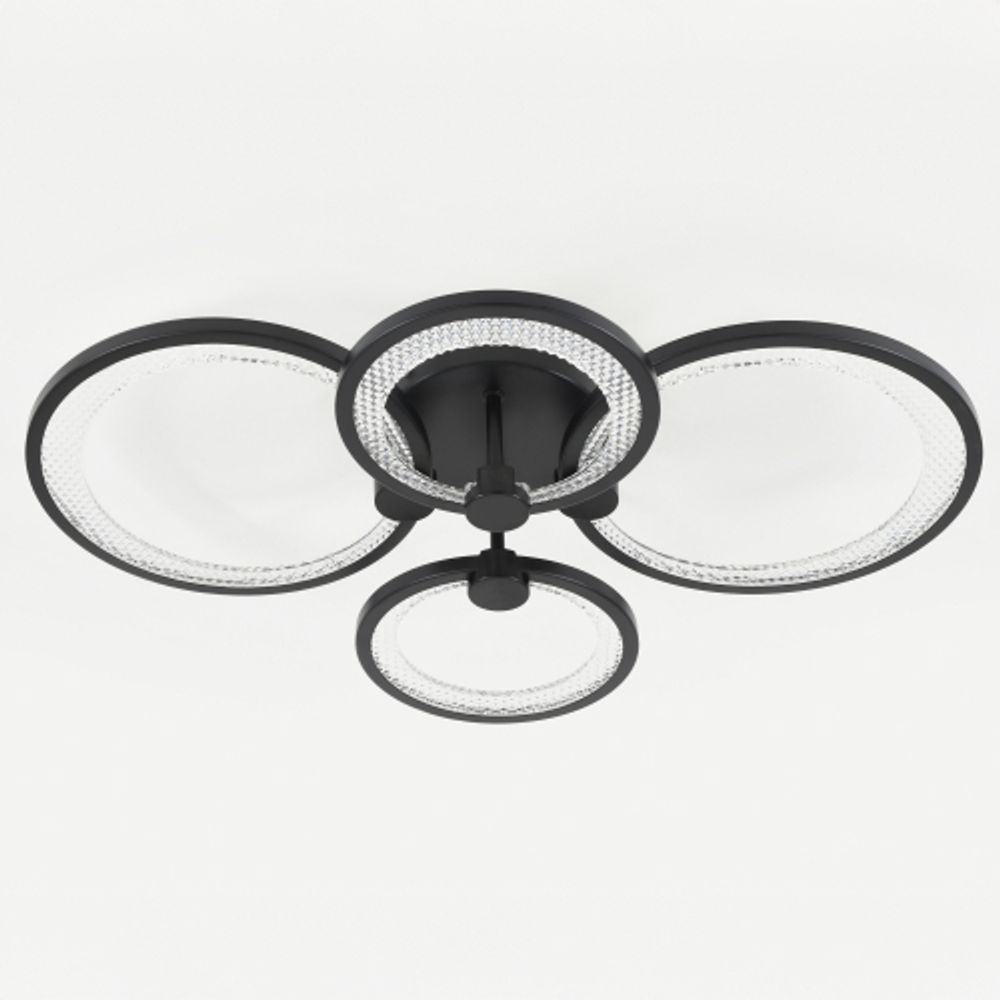 Светильник потолочный светодиодный ЭРА Модерн Odry CLL-1-78-RC BK с ДУ 78W 3000-6500К черный | Светильники SPB-6 с ДУ