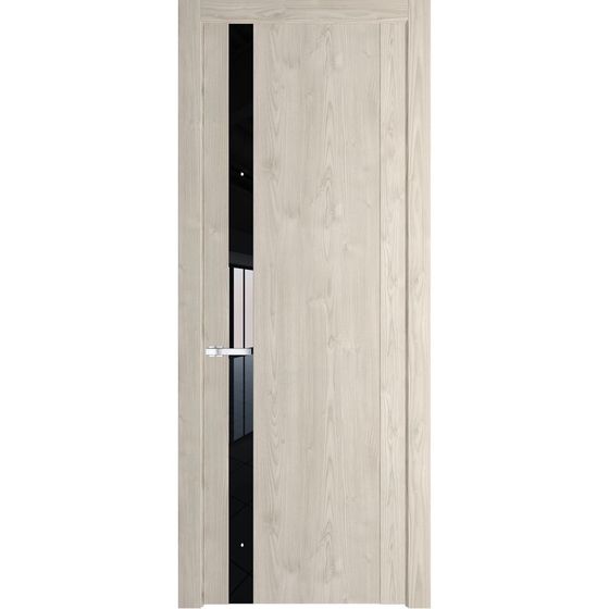 Межкомнатная дверь Profil Doors 1.2N каштан светлый стекло чёрный лак
