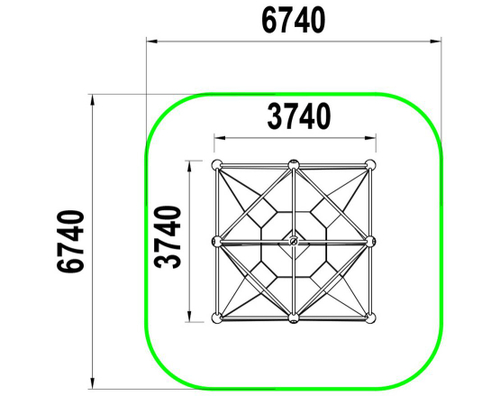 Фигура для лазания Галактика 2 СП-1.95