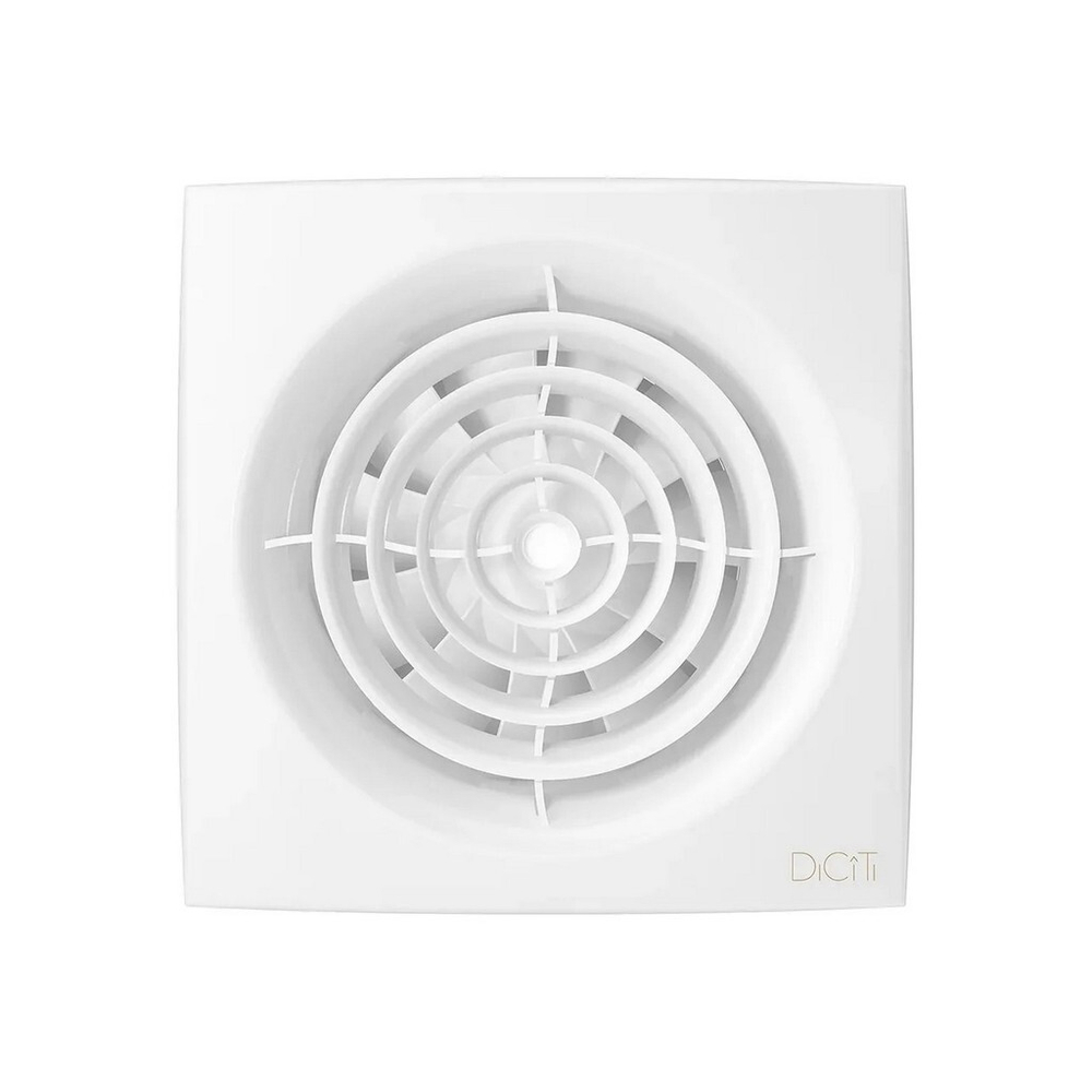 Вентилятор вытяжной D100 AURA 4С с обратным клапаном DICITI