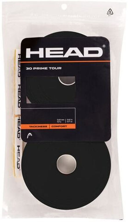 Намотки теннисные Head Prime Tour 30P - black