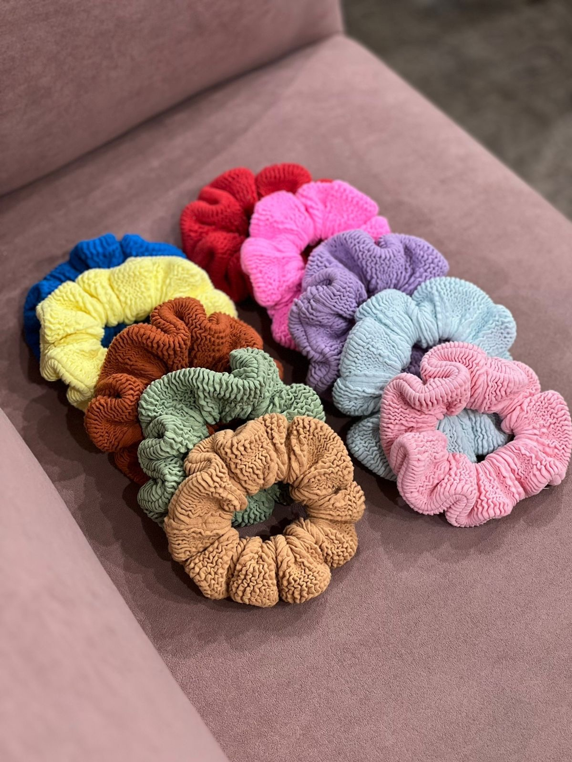 Резинка для волос СПАГЕТТИ (цвет на выбор из палитры) пошив