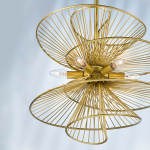 728163 Люстра ZETA 6х40W E14 ЗОЛОТО