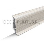 Плинтус напольный Идеал Классик 55 мм, 252 Ясень белый (IDEAL Classic 55мм, 2.2м,)