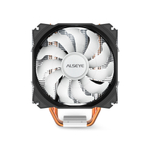 Кулер для CPU Alseye M120-SE V2.0, 1х120мм, 800-1700rpm, 4-pin, Al+Cu, серебристый-черный-белый/ARGB, 66CFM, 33.8дБ, 4-PIPE(прямой контакт), TDP 150Вт, INTEL 1200/115x/775/1366, AMD AM5/AM4 (AS.01.01.0008)