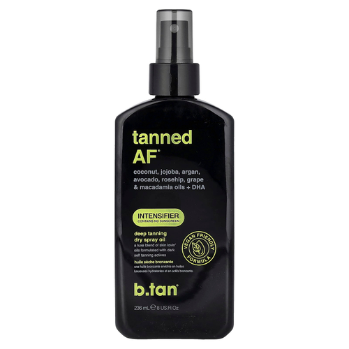 b.tan, Tanner AF®, сухое масло-спрей для загара, 236 мл (8 жидк. унций)