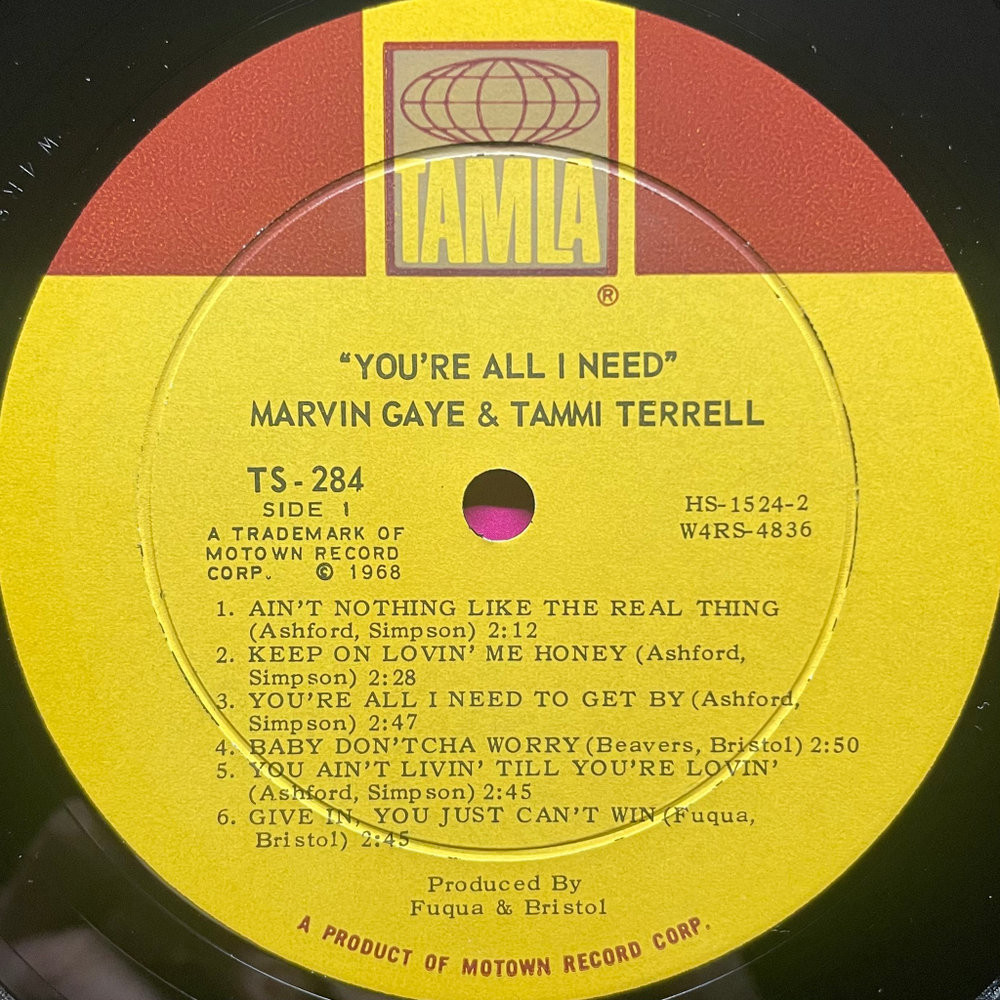 Marvin Gaye / Tammi Terrell ‎– You're All I Need (США 1968г.)