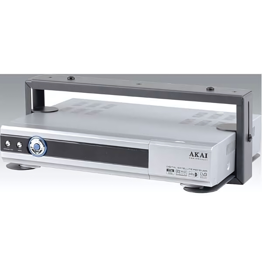 Полка для DVD и декодеров настенная DOGUS, D-401металлик - помятая коробка