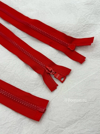 Молния тракторная красная