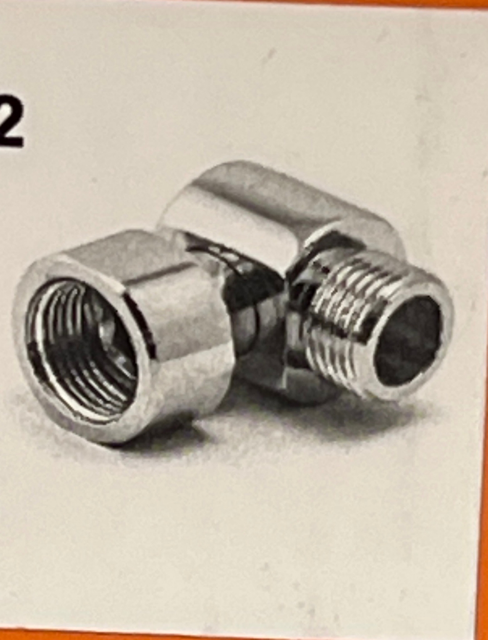 Угловые соединения с накидной гайкой 1/2F×1/2M (KV04-LFM022)