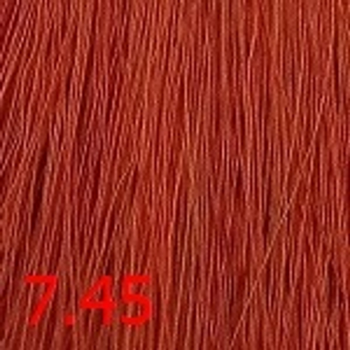 Крем-краска для волос Оттенок 7.45 Натуральный медно-красный блондин KEEN XXL Colour Cream Mittelblond Kupfer-Rot 100мл