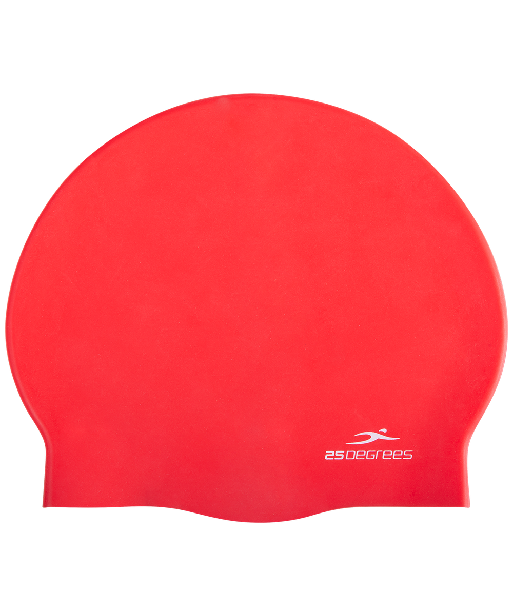Шапочка для плавания Nuance Red, силикон, подростковый