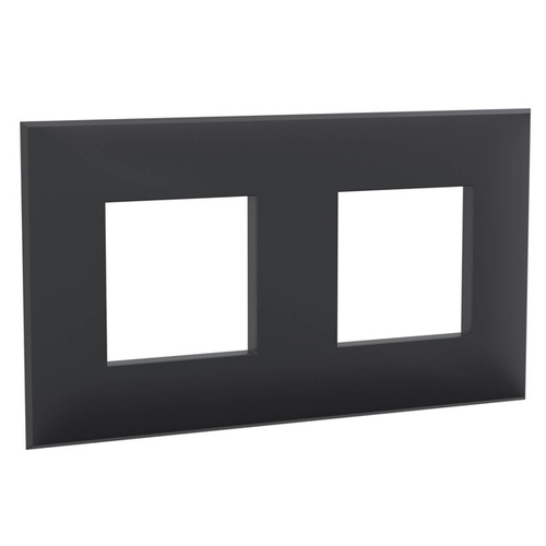 Рамка 4 модуля ARTLEBEDEV DKC Avanti из пластика, Черный матовый 4412904
