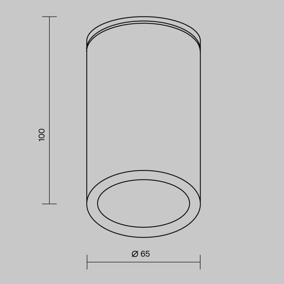 Уличный светильник Maytoni Roll O307CL-01B