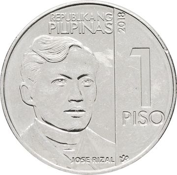 1 песо 2018 Филиппины