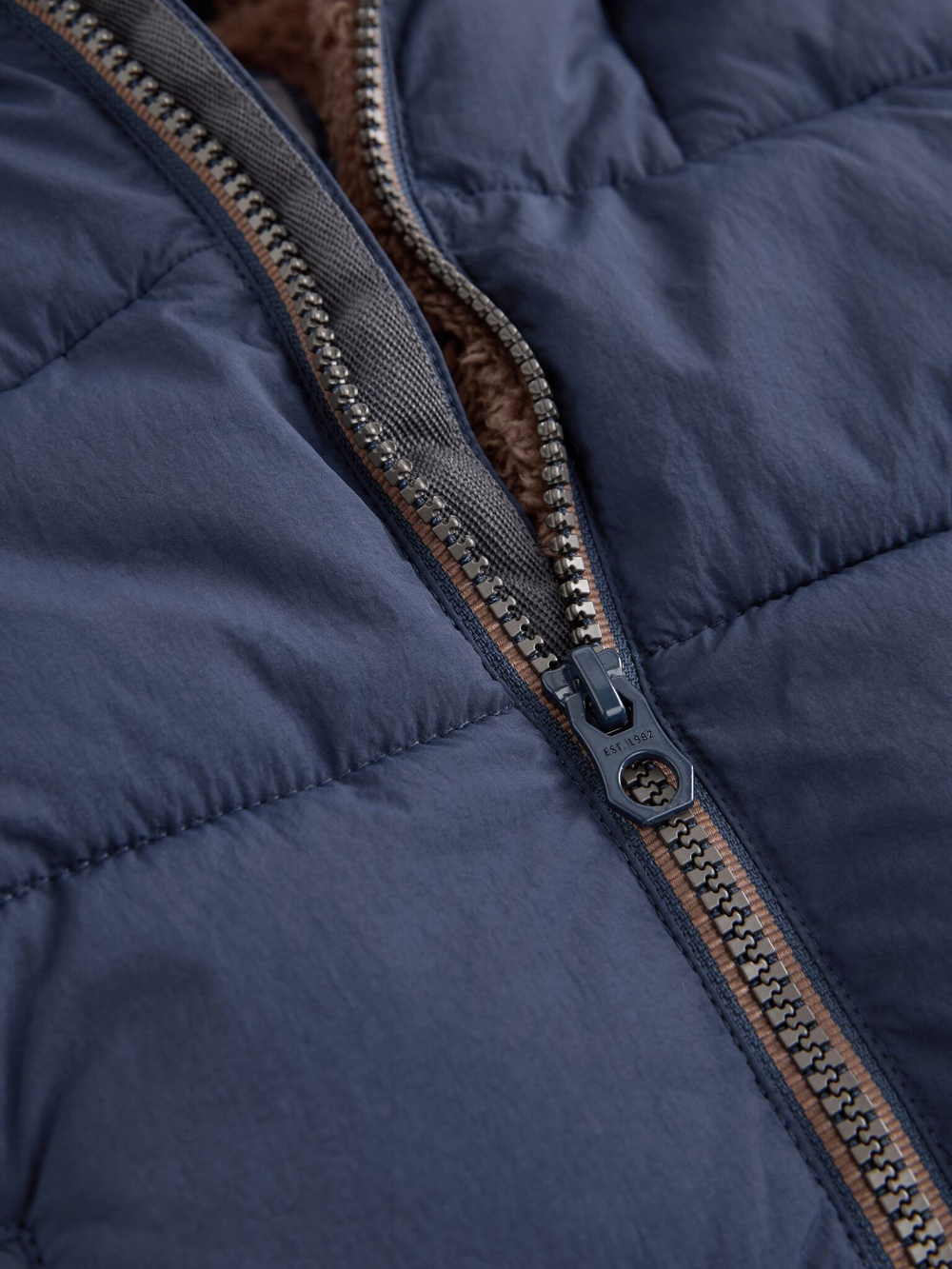 Комбинезон утепленный с капюшоном для мальчика Next Q53-257, Темно-синий