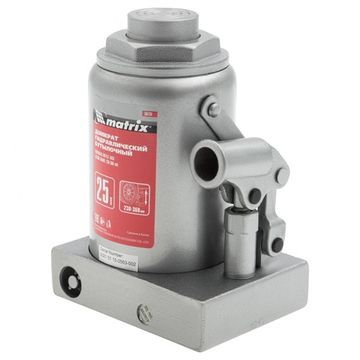 Домкрат гидравлический бутылочный, 25 т, h подъема 230-360 мм Matrix 50733