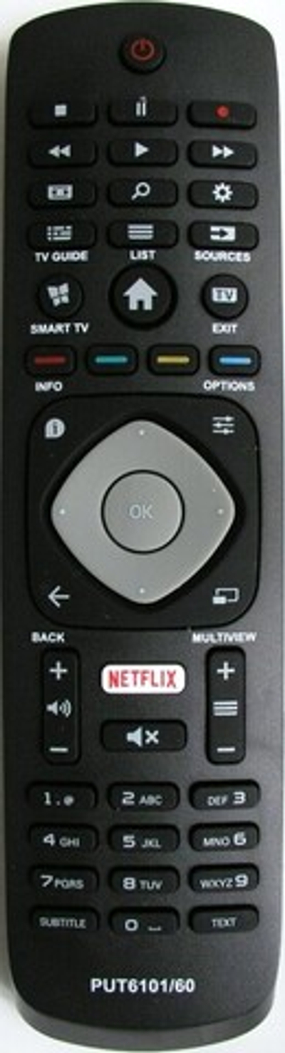 Пульт ДУ для Philips 49PUT6101/60 (996596003606) (398GR08BEPHN11HL)  Netflix