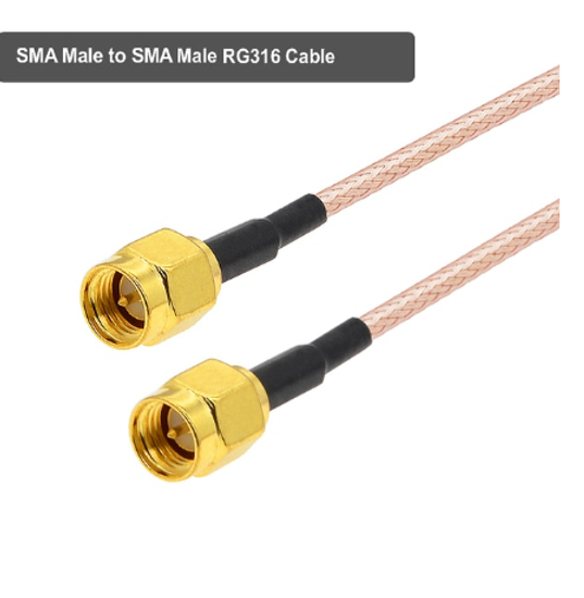 SMA кабель-удлинитель RG316 (тип D) 2м