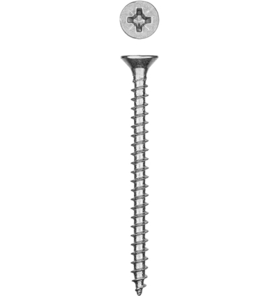 ЗУБР СУ-Б, 50 х 4.0 мм, белый цинк, 4000 шт, универсальный саморез (300370-40-050)