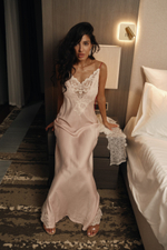 Комбине на бретелях red