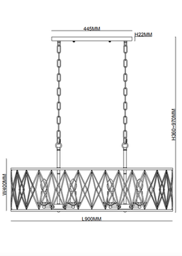 Люстра подвесная 8*Е14 3020/11/08P никель Rombik Stilfort