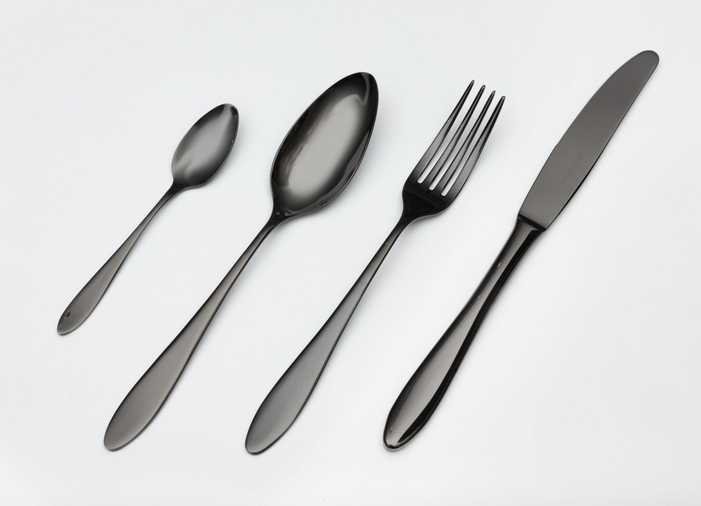 Набор столовых приборов на 6 персон 24 предмета Belo Inox Belo черный