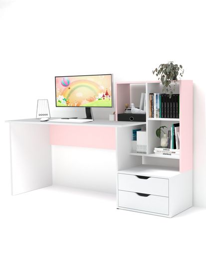 белый / розовый кварц