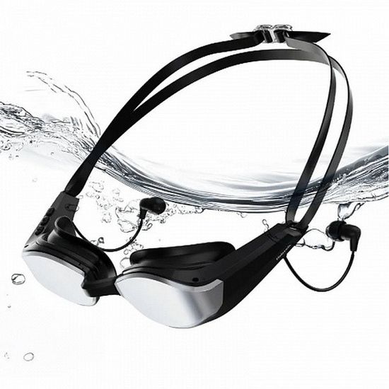 Умные очки для плавания Holoswim Solla Wave AI Music с музыкальным плеером