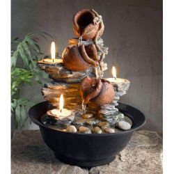 GAWF00716 GREEN APPLE фонтан настольный Свечи