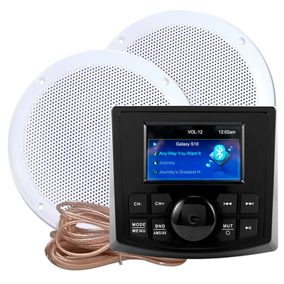 Комплект влагостойкой акустики для бани, сауны и хамама - AQUA Music DB001 VISATON белый 2