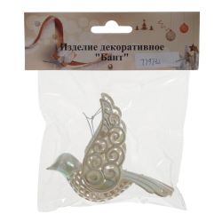 GAEM Украшение новогоднее "Птичка", L11,5 W4,5 H9,5 см