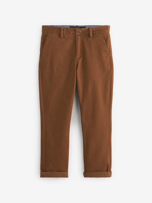 Брюки чинос для мальчика Next T55-750, Светло-коричневый